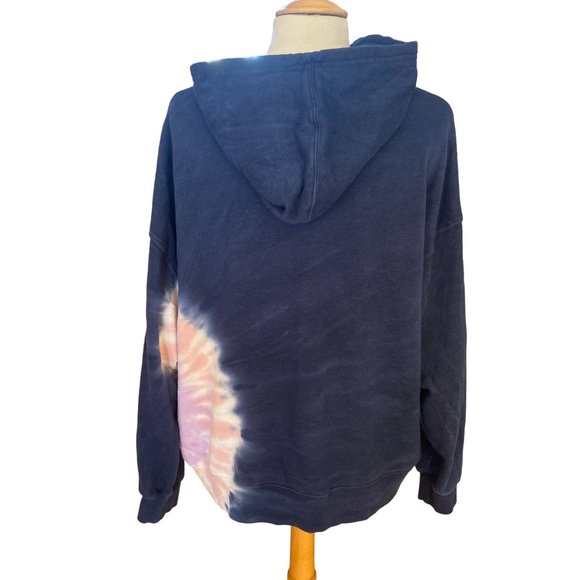 Wildfox Hadley Tie Dye Hoodie 90s Y2K Leisure Loungewear Cozy Sweatshirt-XXL - Picture 8 of 11